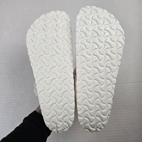 Birkenstock Gizeh EVA Sandals Size 39/L8/M6 White Slip On Thong Regular Fit